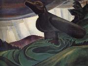 Emily Carr Big Raven oil painting reproduction